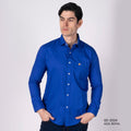 CAMISA ML SLIM NA-02-2024 AZUL ROYAL