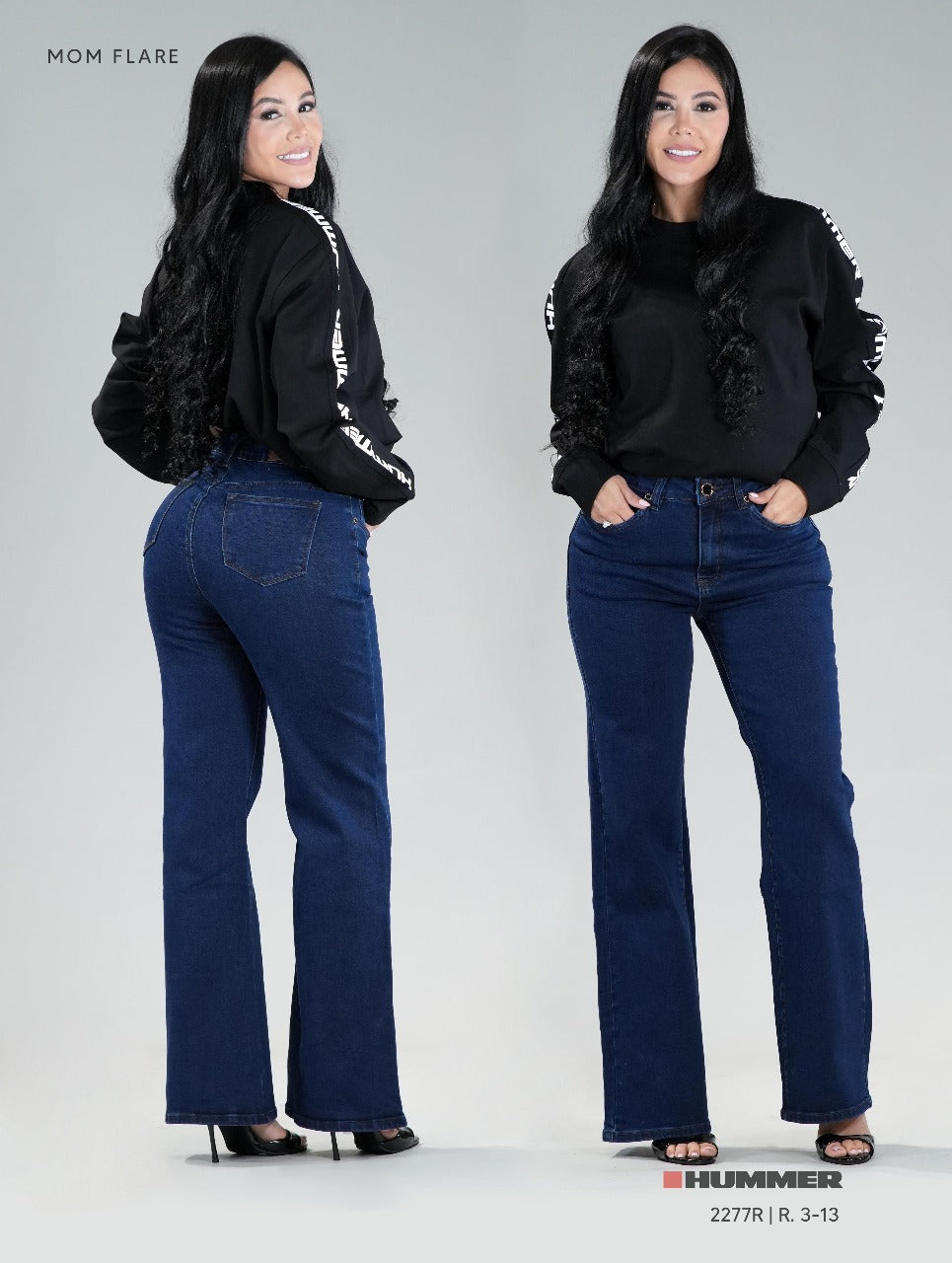 JEANS HUMMER MOM FLARE 2277R