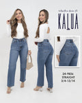 JEANS DAMA STRAIGHT PETITE 24-9836 KALUA