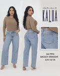 JEANS DAMA BAGGY STRAIGHT PETITE 24-9993 KALUA