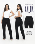 JEANS DAMA STRAIGHT PETITE 24-9995 KALUA NEGRO