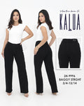 JEANS DAMA BAGGY STRAIGHT 24-9996 KALUA NEGRO
