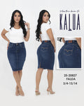 FALDA LONA MIDI 25-20827 KALUA VAQUERO