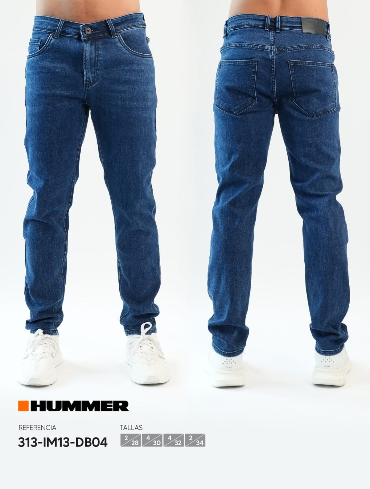 JEANS HUMMER REGULAR FIT SKINNY 313IM13DB04