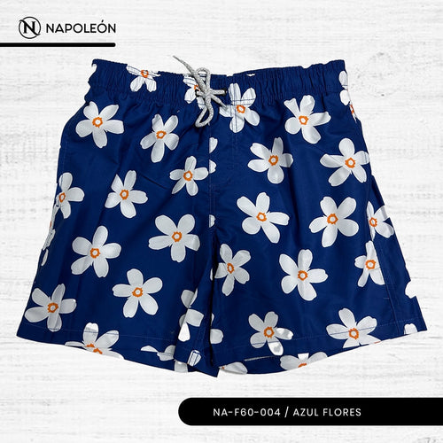 Calzoneta de baño / Azul Flores