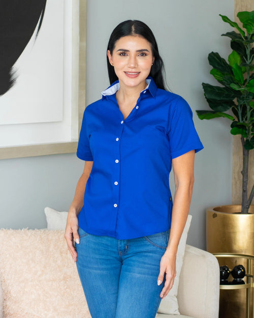 BLUSA NAPOLEON 01-25 AZUL ROYAL