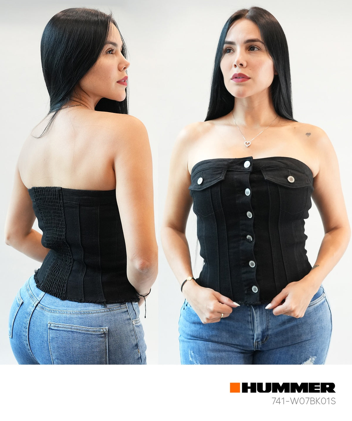 BLUSA MODA CORSET 741W07BK01S HUMMER