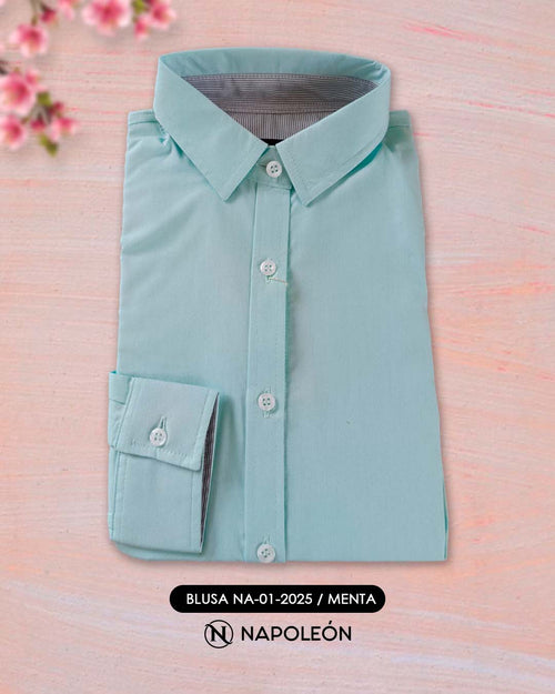 Blusa Napoleon M/L 01-2025 / Menta