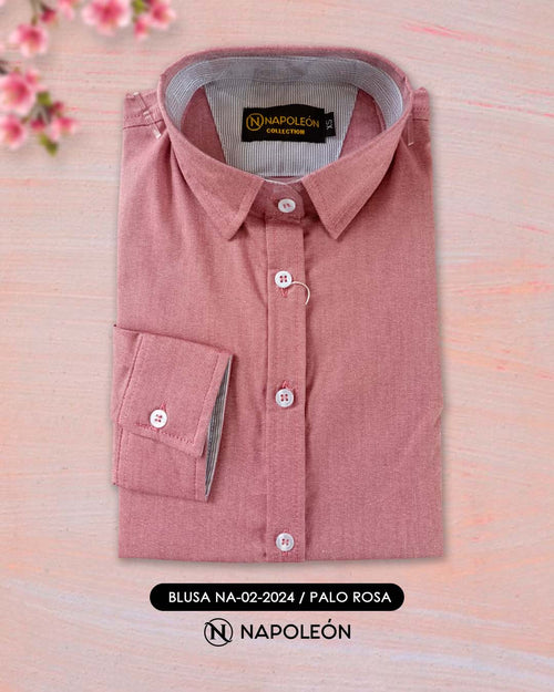Blusa Napoleon M/L 02-2024 / Palo Rosa