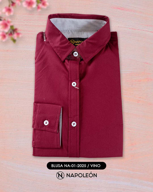 Blusa Napoleon M/L 01-2025 / Vino
