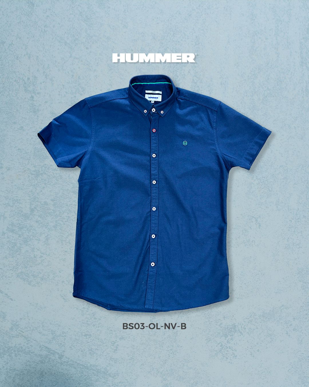 CAMISA HUMMER BS03OLNV NAVY