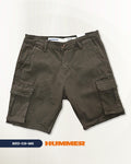 BERMUDA GABARDINA CARGO HUMMER / VERDE ALGA
