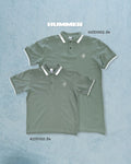 PLAYERA POLO HUMMER L H251002-34 VERDE OLIVO