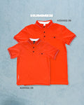 PLAYERA POLO HUMMER S H251002-39 NARANJA