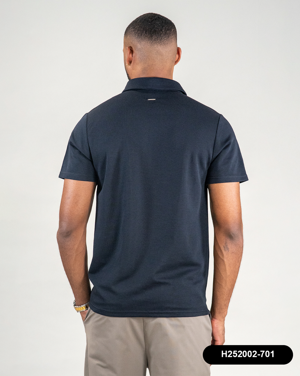 HS GT PLAYERA POLO JERSEY HUMMER H252002-701 AZUL MARINO
