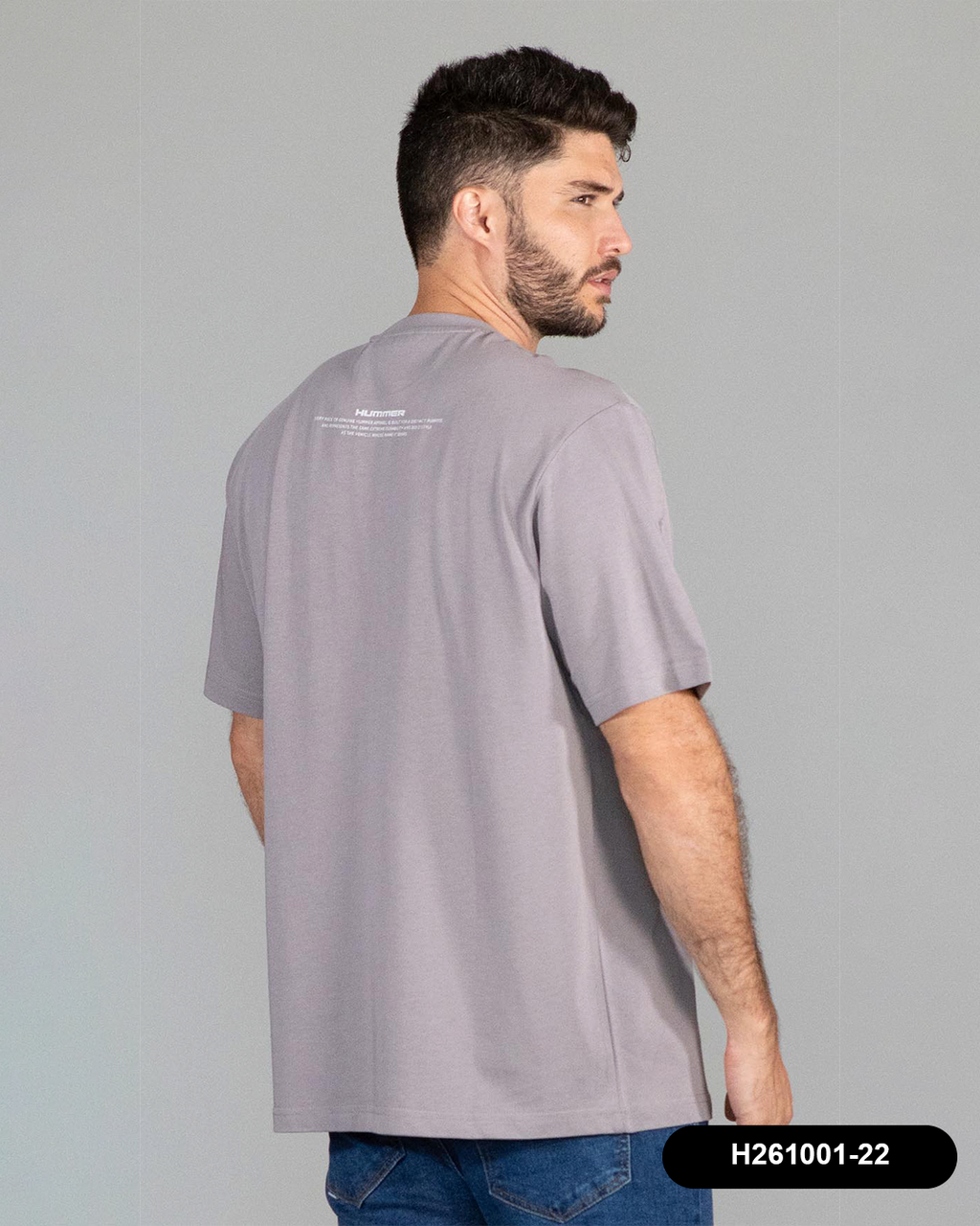 HS GT PLAYERA MODA HUMMER H261001-22 GRIS DISEÑOS