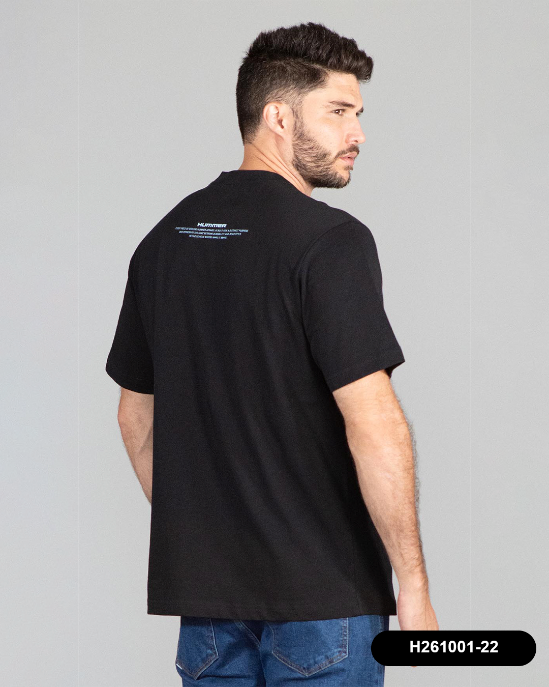 HS GT PLAYERA MODA HUMMER H261001-22 NEGRO DISEÑOS