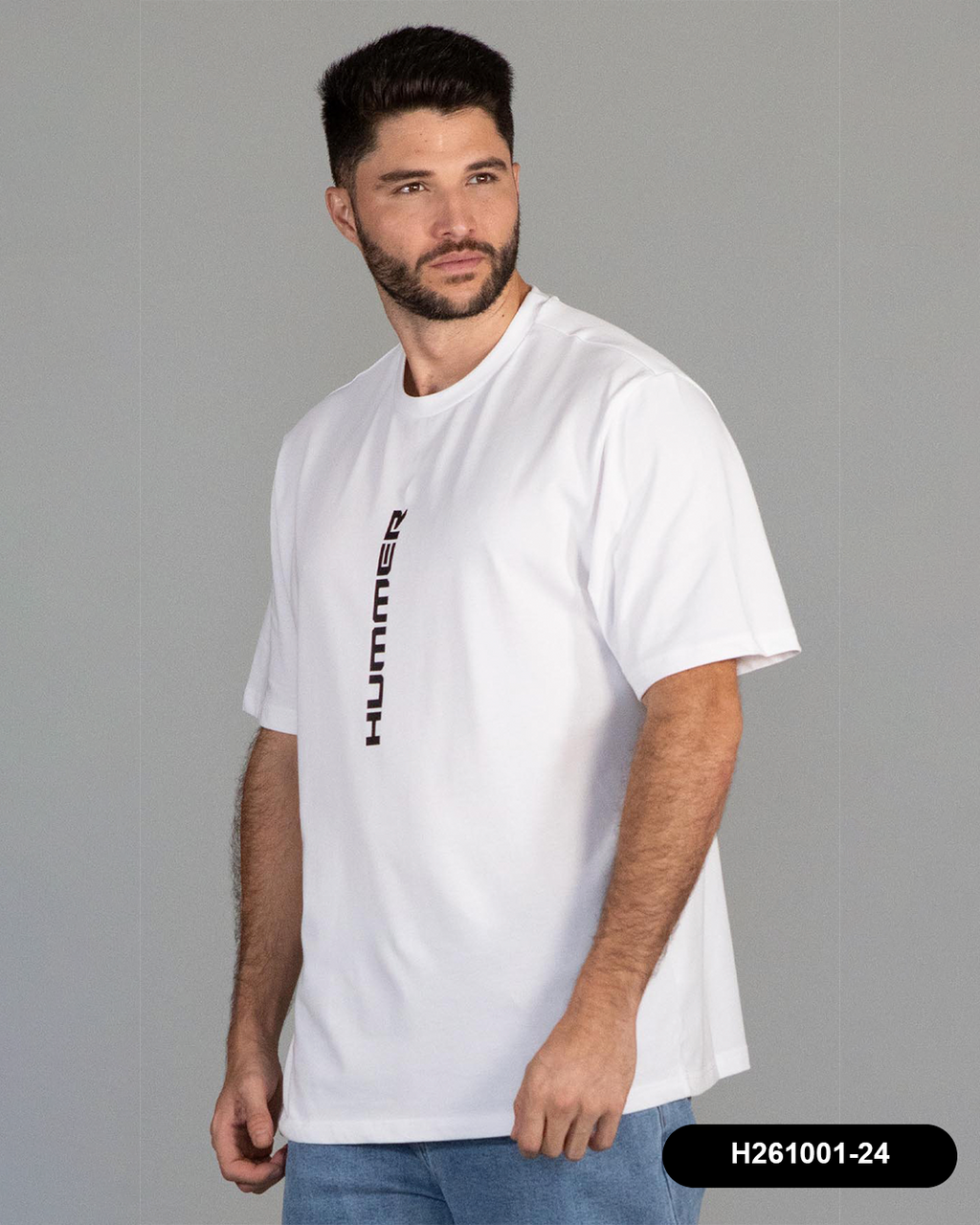 HS GT PLAYERA MODA HUMMER H261001-24 BLANCO