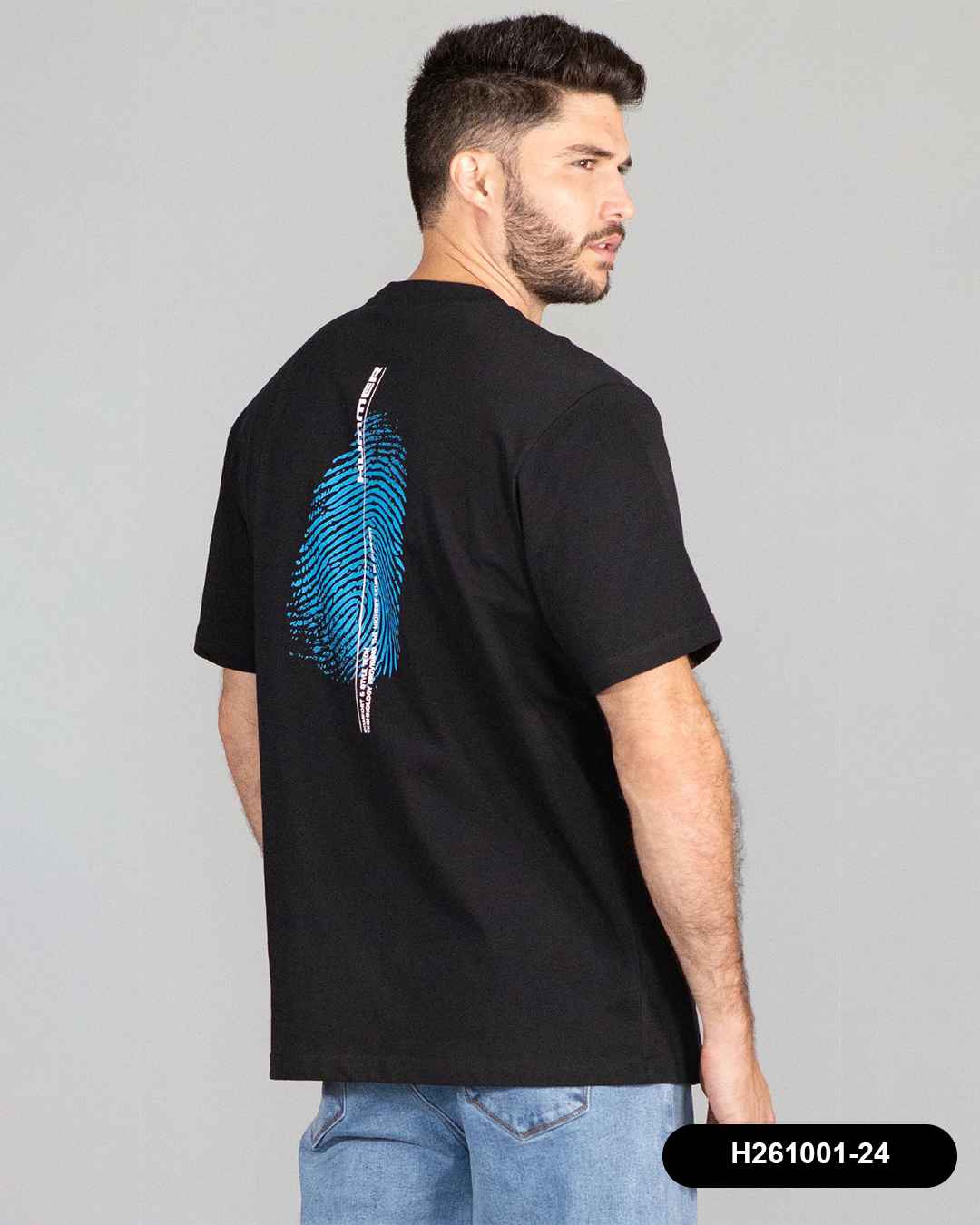 HS GT PLAYERA MODA HUMMER H261001-24 NEGRO