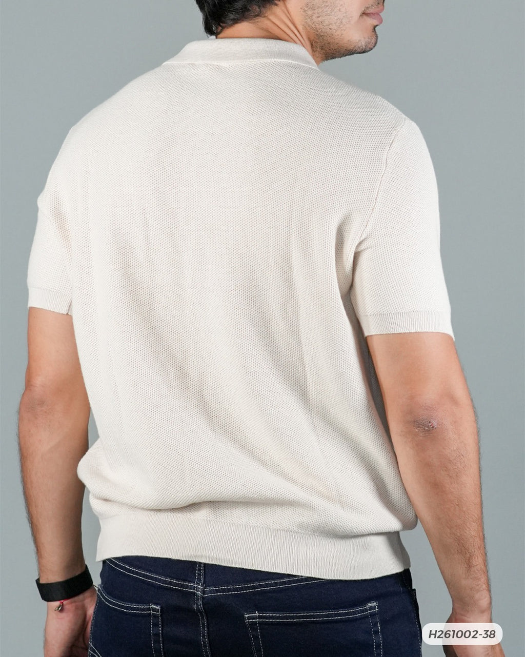 HS GT PLAYERA POLO TEXTURIZADA HUMMER H261002-38 BEIGE
