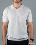 HS GT PLAYERA POLO TEXTURIZADA HUMMER H261002-38 GRIS