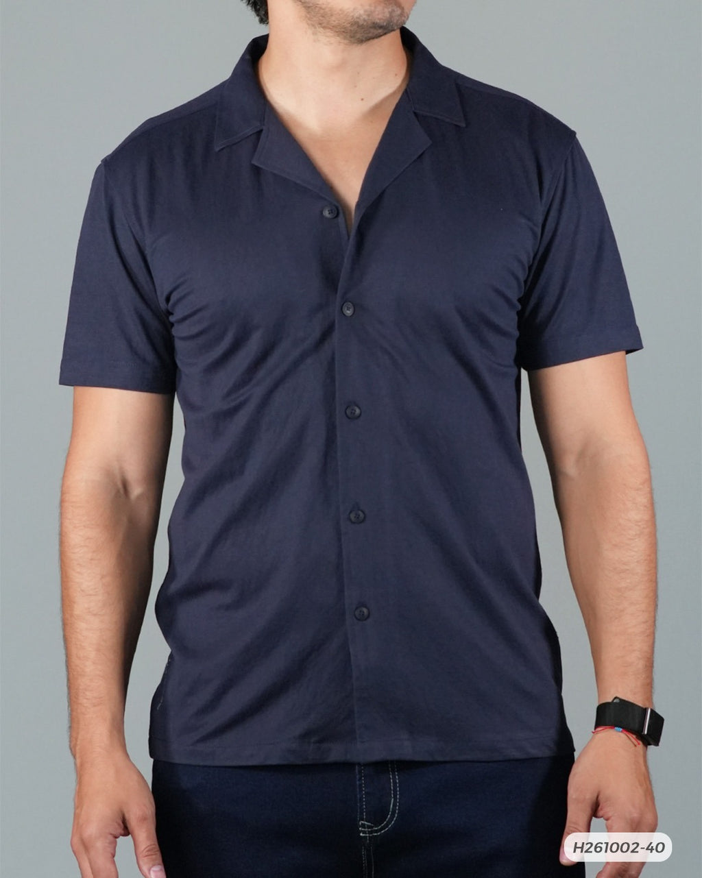 HS GT CAMISA MC HUMMER H261002-40 NAVY