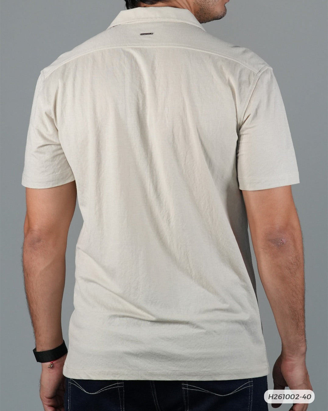 HS GT CAMISA MC HUMMER H261002-40 BEIGE