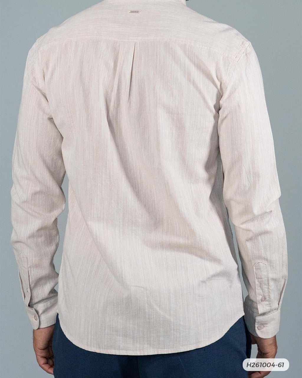 HS GT CAMISA ML HUMMER H261004-61 BEIGE HEATHER