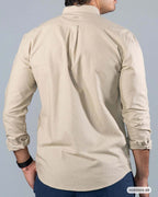CAMISA ML H261004-69 ST HUMMER BEIGE