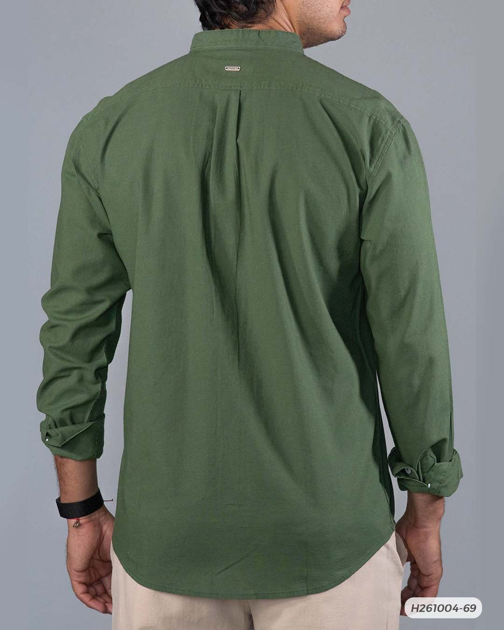 CAMISA ML H261004-69GR HUMMER VERDE