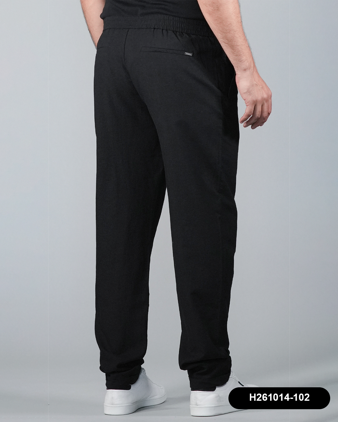 HS GT PANTALON LINO HUMMER H261014-102 NEGRO