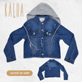 JACKET LONA CON GORRO DAMA 25-6045 KALUA