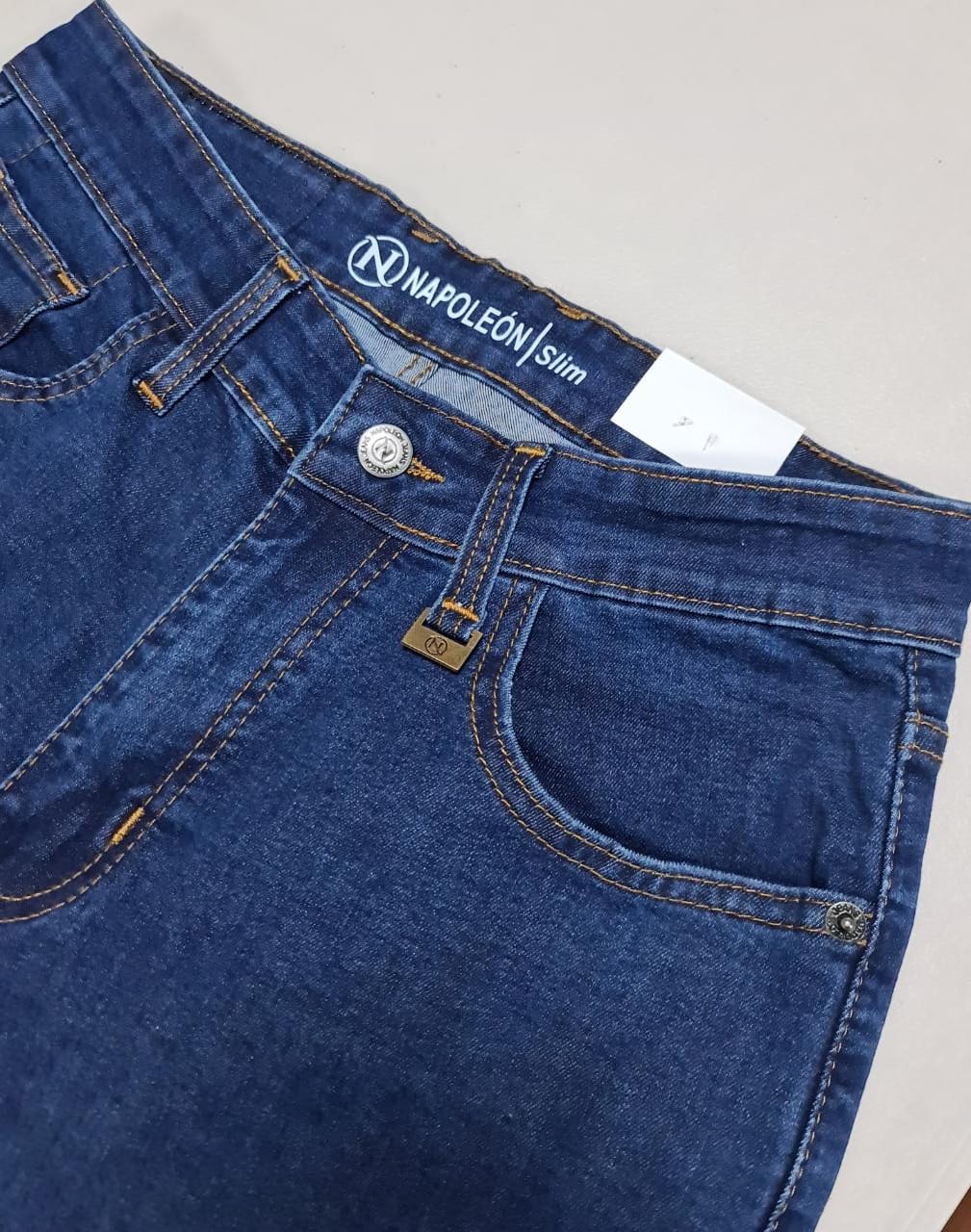 Pantalon Napoleón SLIM NA-01-2023 AZUL MEDIO