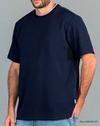 PLAYERA MODA OVERSIZE HUMMER H261001-07 AZUL MARINO