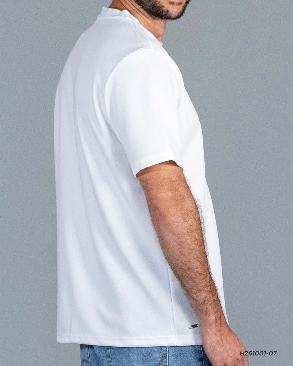 PLAYERA MODA OVERSIZE HUMMER H261001-07 BLANCO