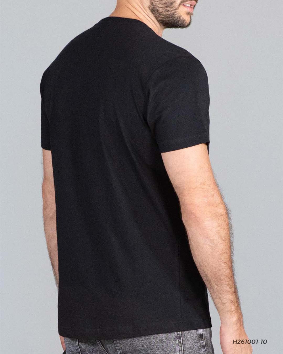 HS GT PLAYERA MODA HUMMER H261001-10 NEGRO