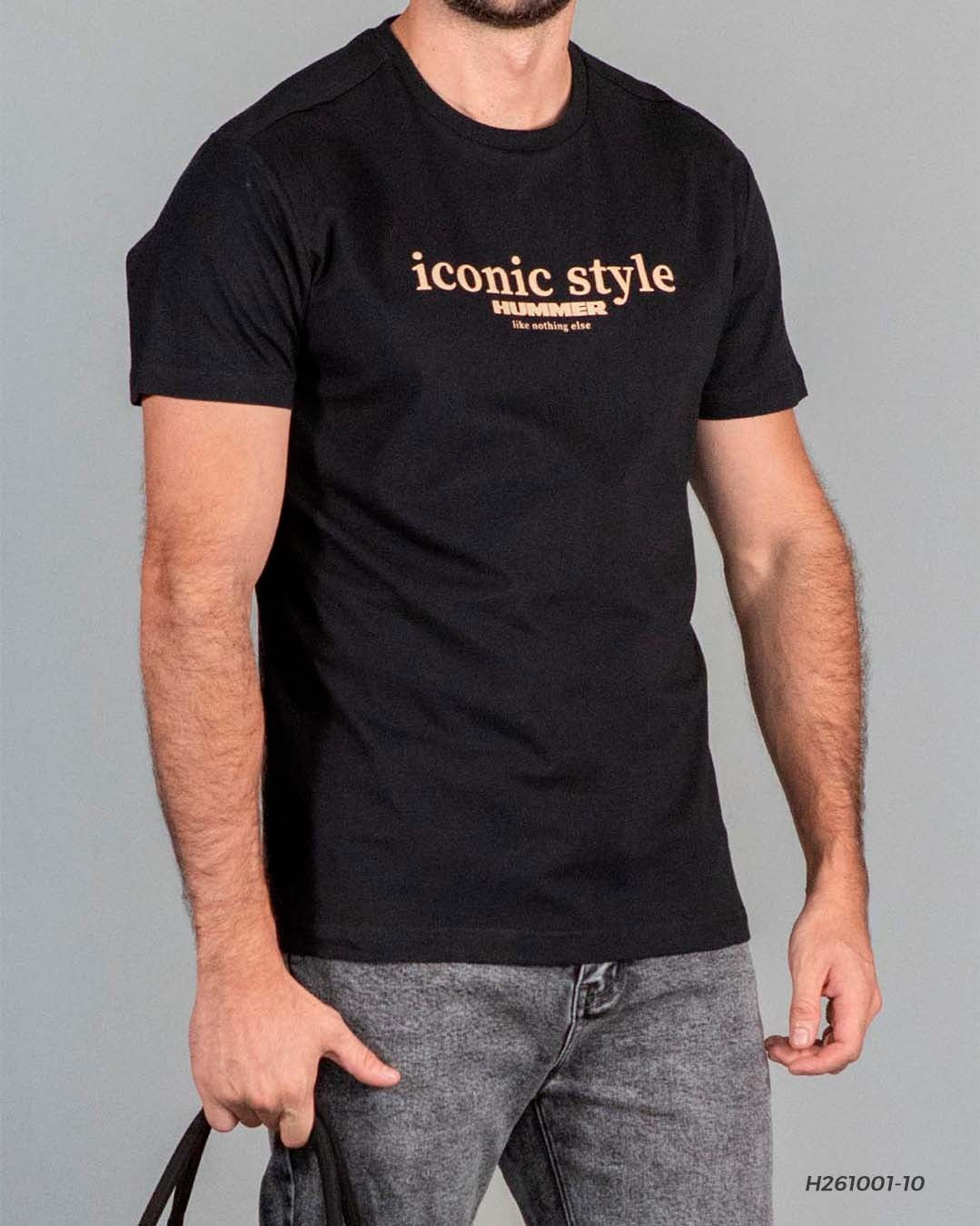 HS GT PLAYERA MODA HUMMER H261001-10 NEGRO