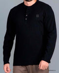 PLAYERA ML HENLEY HUMMER H261001-12 NEGRO