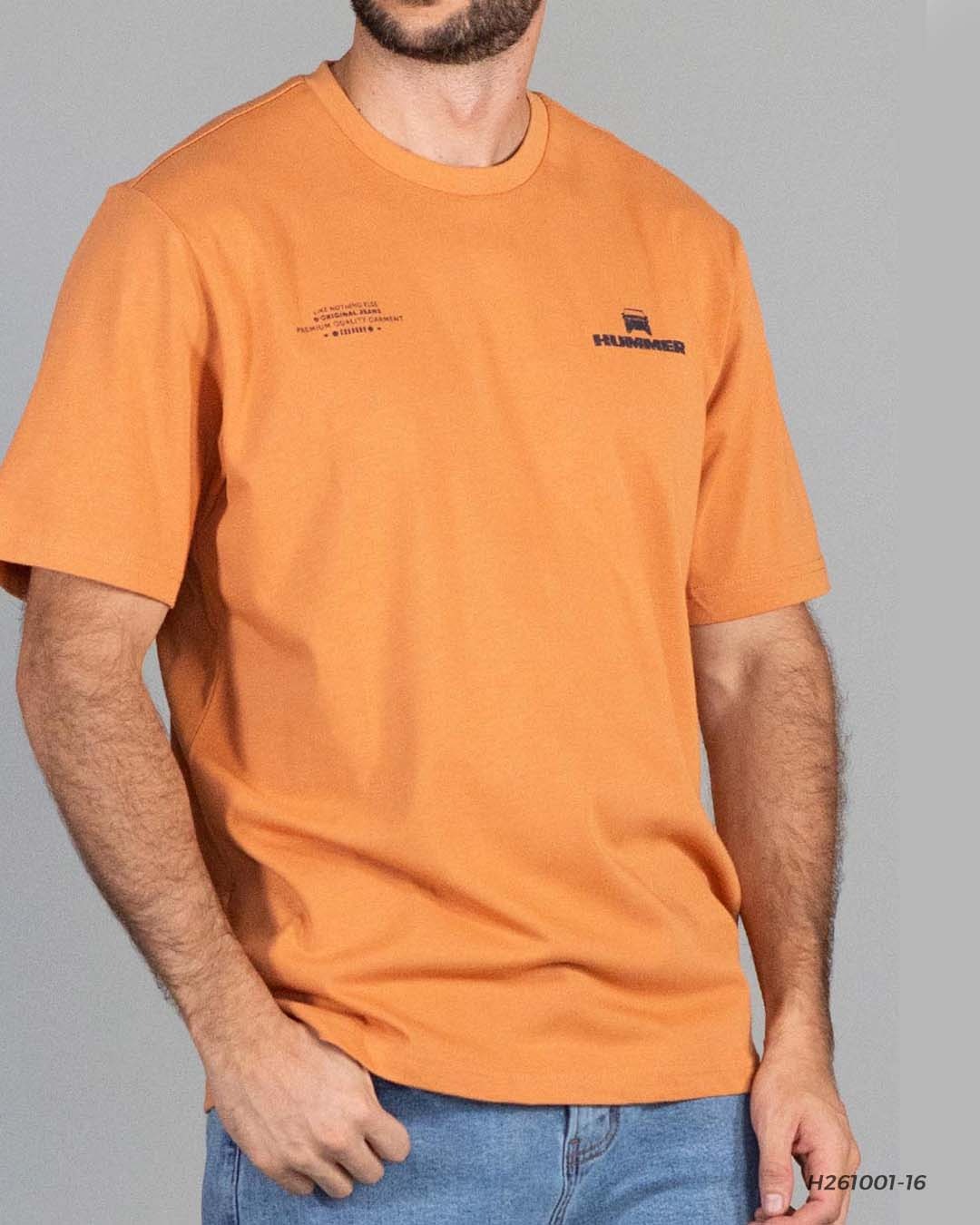 HS GT PLAYERA MODA HUMMER H261001-16 NARANJA