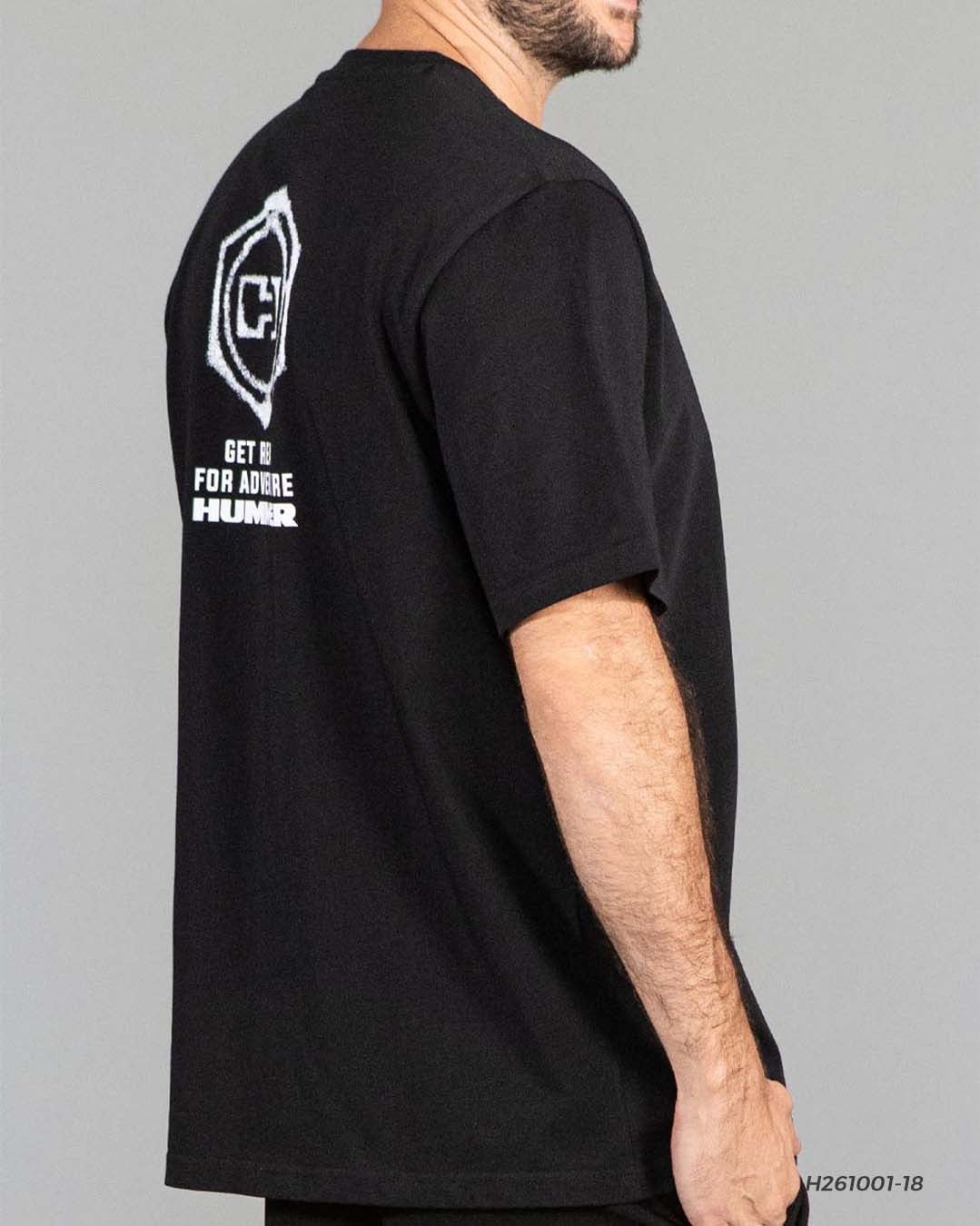 HS GT PLAYERA MODA HUMMER H261001-18 NEGRO