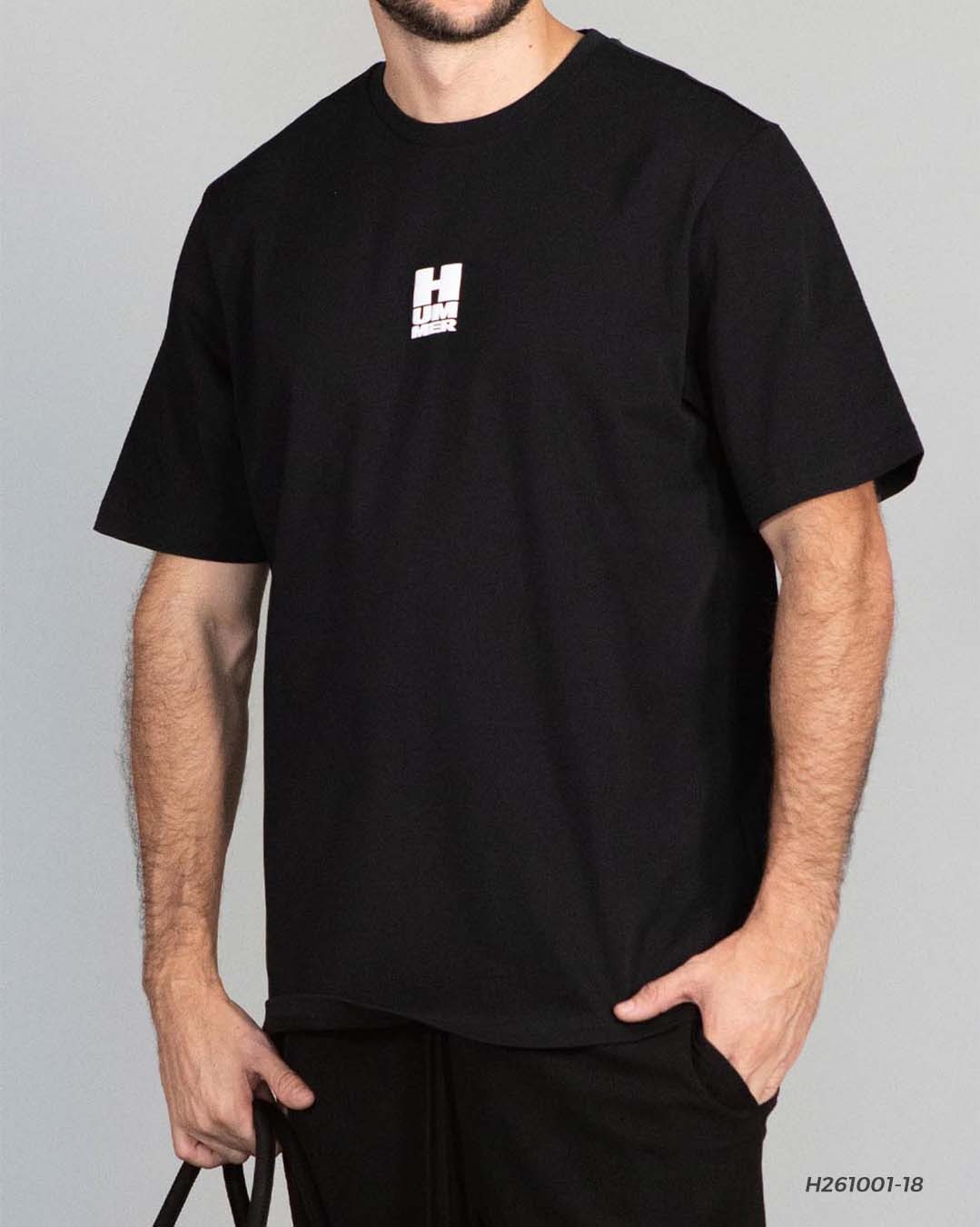 HS GT PLAYERA MODA HUMMER H261001-18 NEGRO