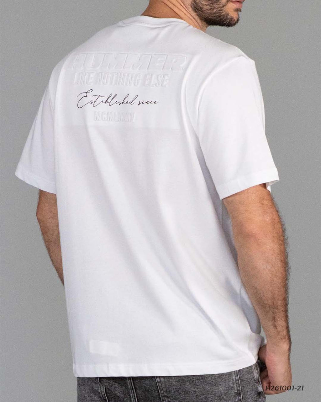 HS GT PLAYERA MODA HUMMER H261001-21 BLANCO