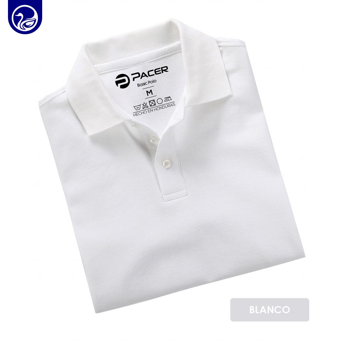 PLAYERA POLO PIQUE PC / BLANCO
