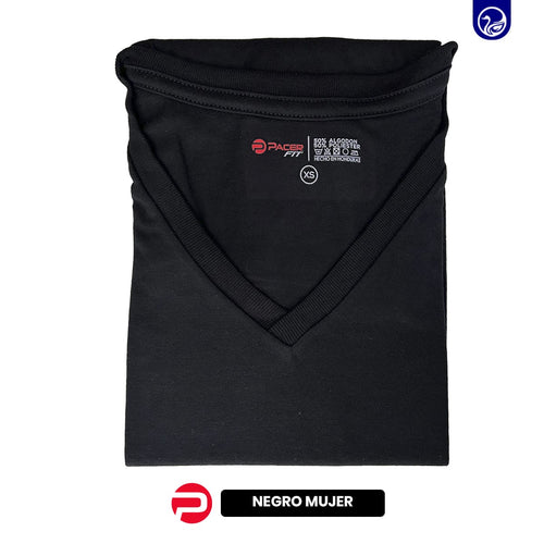 Blusa Cuello V PC / NEGRO