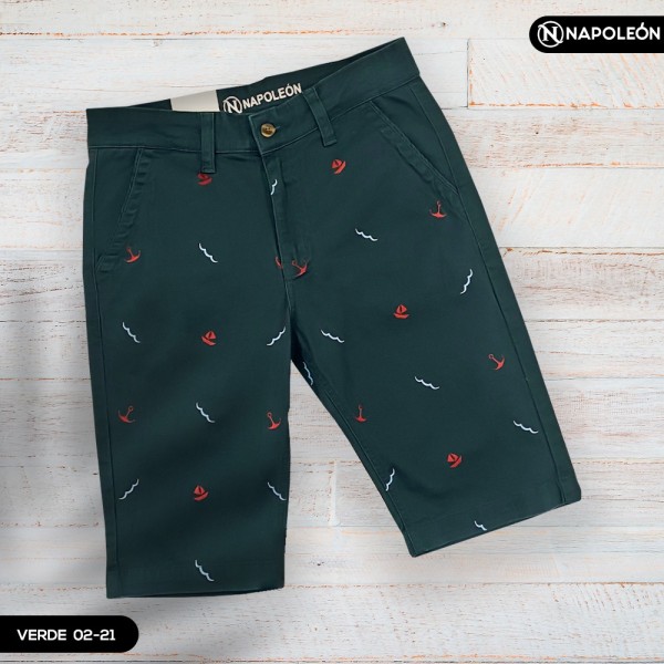 Pantaloneta Verde/Diseños 