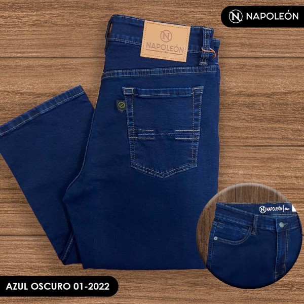 Pantalon Napoleón SLIM NA-01-2022 AZUL OSCURO