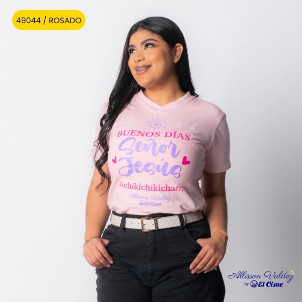 Playera Grafica AV 49044 / ROSADO
