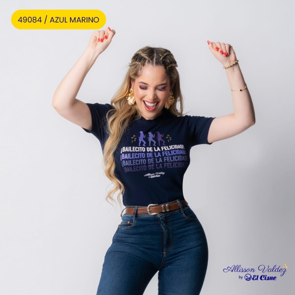 Playera Grafica AV 49084 / AZUL MARINO