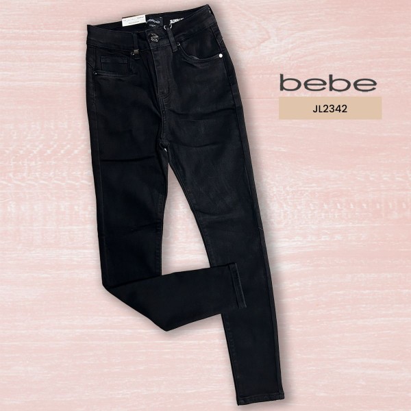 JEANS DAMA SKINNY JL2342 BEBE / NEGRO