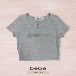 BLUSA MODA CROP TOP BEBE BLS639 / GRIS 